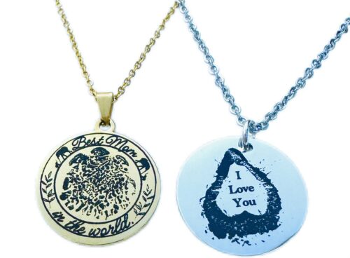 Best Mom in the World Double Sided Necklace